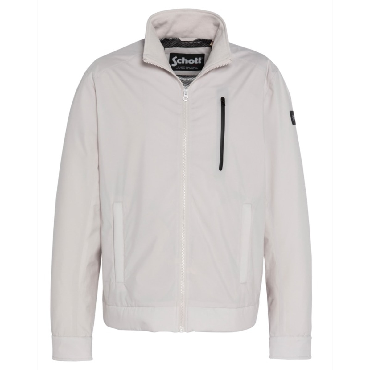 BUTLERBASIC JACKET IN SUPER LIGHT FABRIC WITH LAMINATIONSchott NYCCIMENT