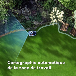 Robot tondeuse NAVIMOW i105E sans fil périphérique, 500 m² de superficie