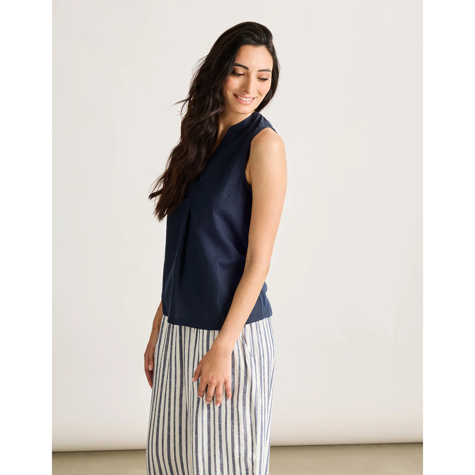 Camisa Tirantes Azul Marino - Nurita