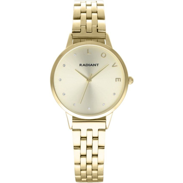 Reloj Radiant RA609202PT Mujer Analogico Cuarzo con Correa de Acero inoxidable