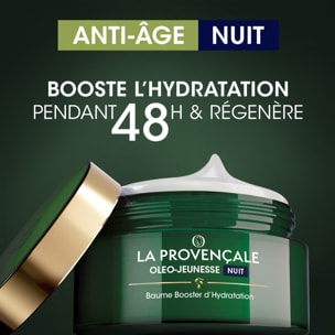 La Provençale Duo Routine Anti-Âge Bio Oleo-Jeunesse – Crème Jour & Baume Nuit à l'Olive Verte et Acide Hyaluronique – Hydratati