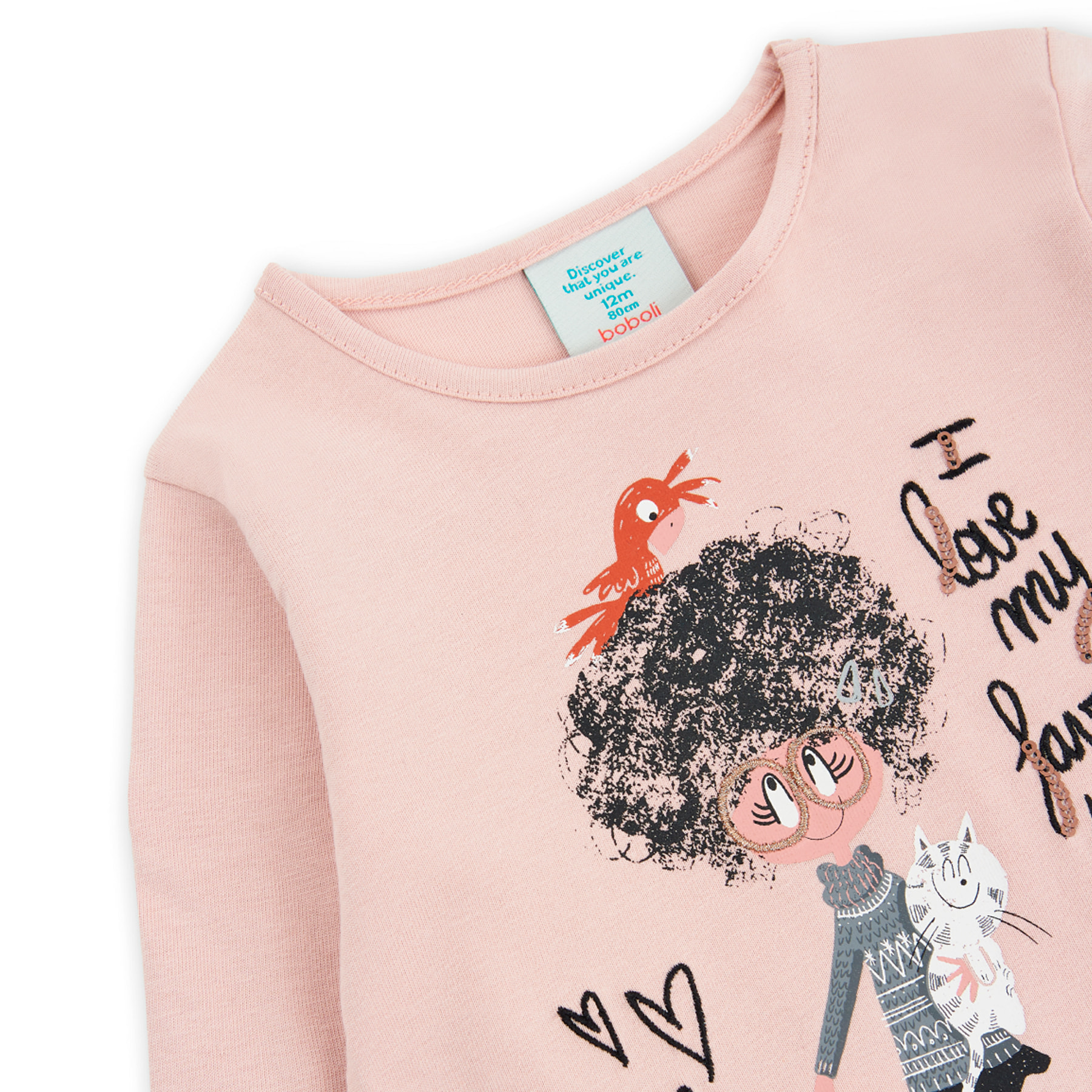 Camiseta punto de bebé niña