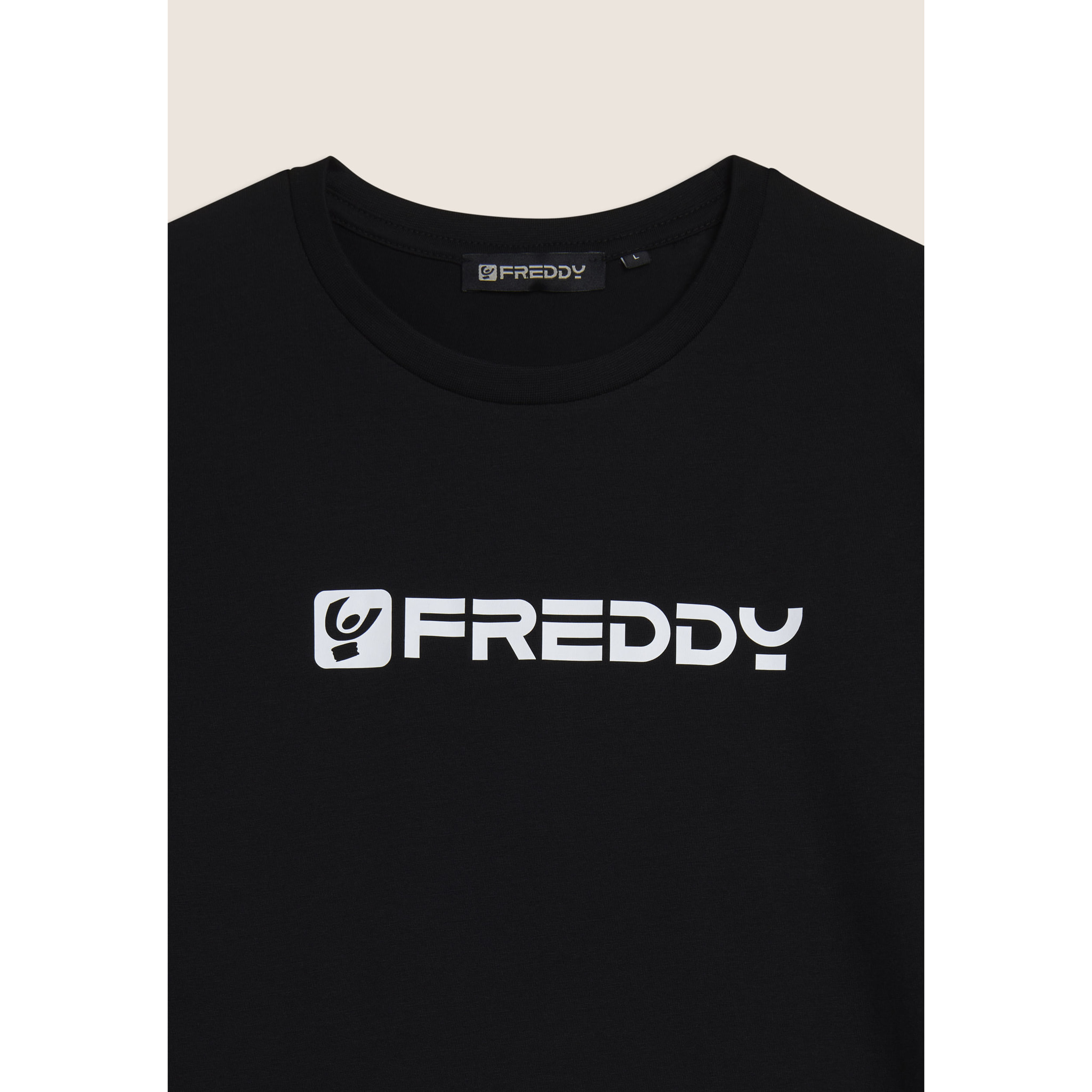 T-shirt basic uomo in 100% cotone Freddy