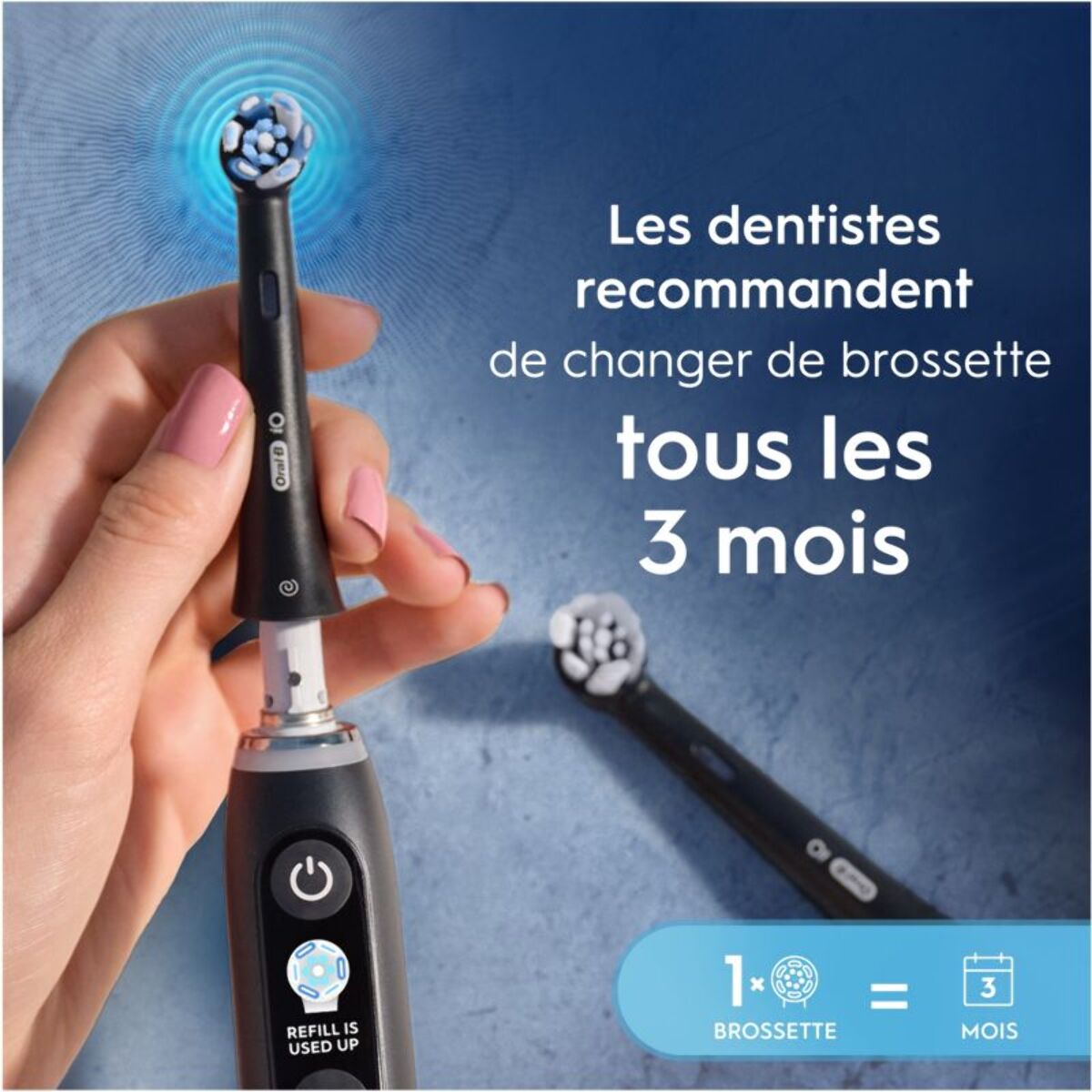 Brossette dentaire ORAL-B x6 Ultimate Clean Noir