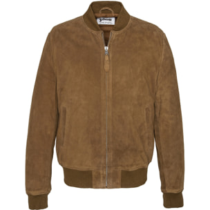 CASUAL BOMBER JACKET SCHOTT RUST