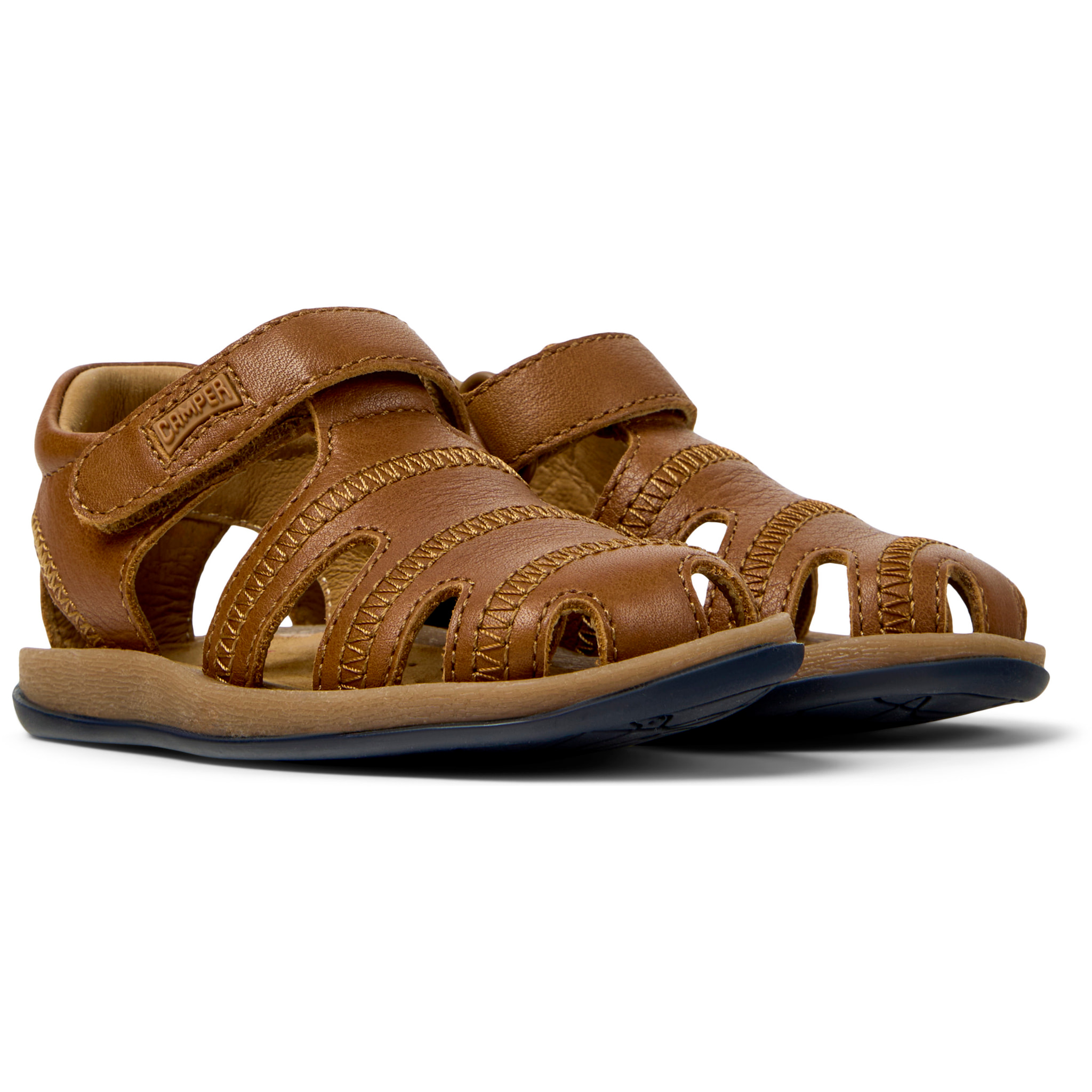 Sandali - CAMPER Bicho - Marrone - Pelle liscia