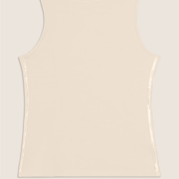 Canotta Regular con Logo FREDDY e Inserti Elastici