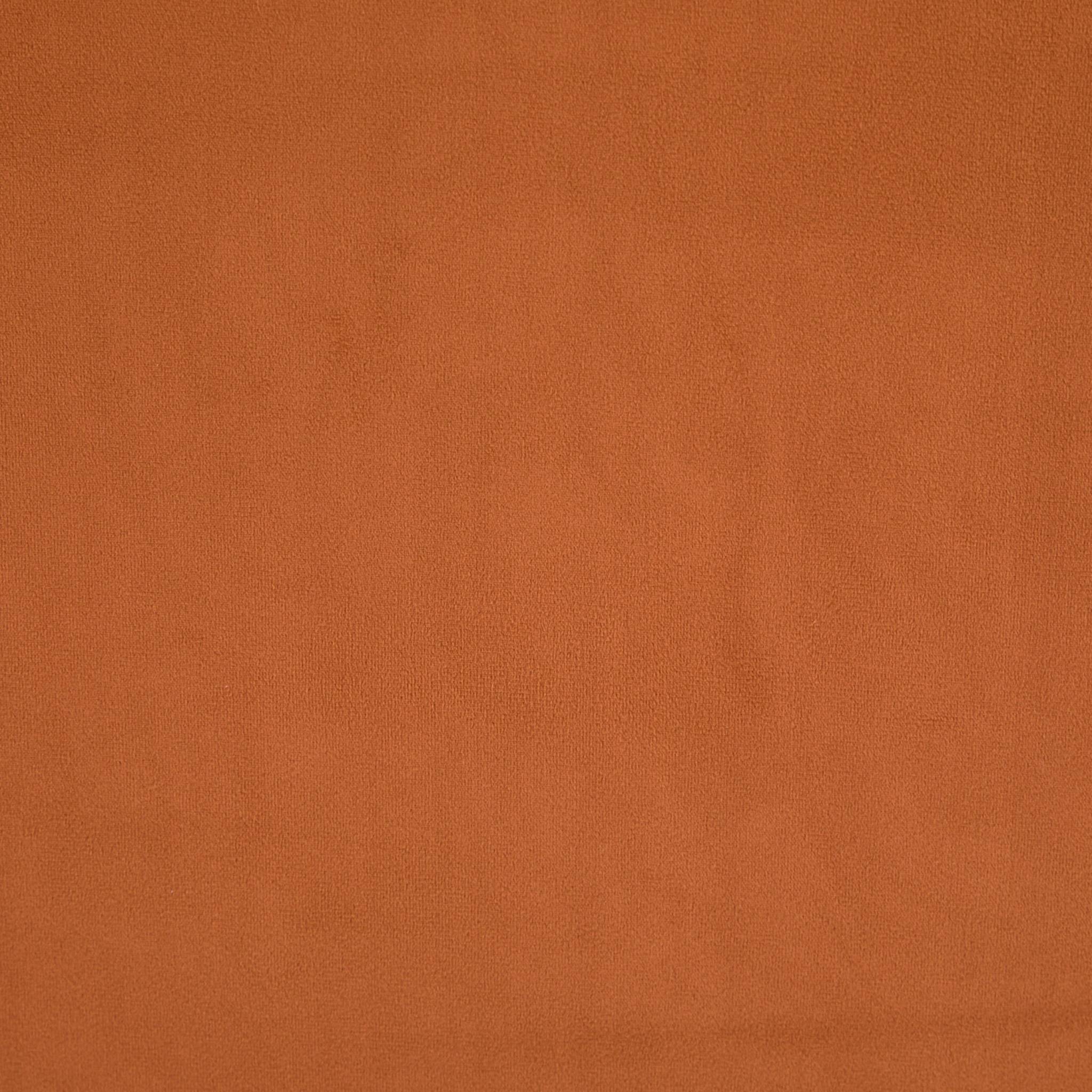 Fauteuil scandinave bois d'hévéa et velours terracotta
