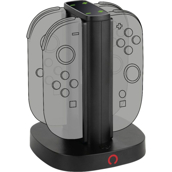 Chargeur KONIX Switch 2 JOYCON CHARGER X4