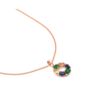 Collar Jafne acabado oro rosa 18k