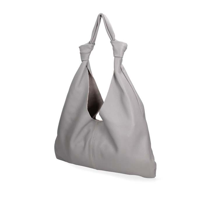 Borsa a spalla da donna In Vera pelle Made in Italy 40x42x2 cm