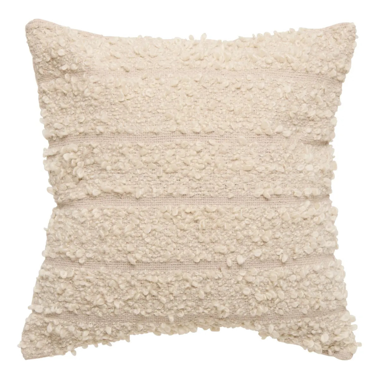 Coussin Beryl carré 45x45cm beige