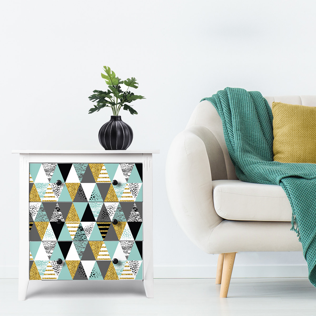 Sticker meuble scandinave vilartk 60 x 90 cm