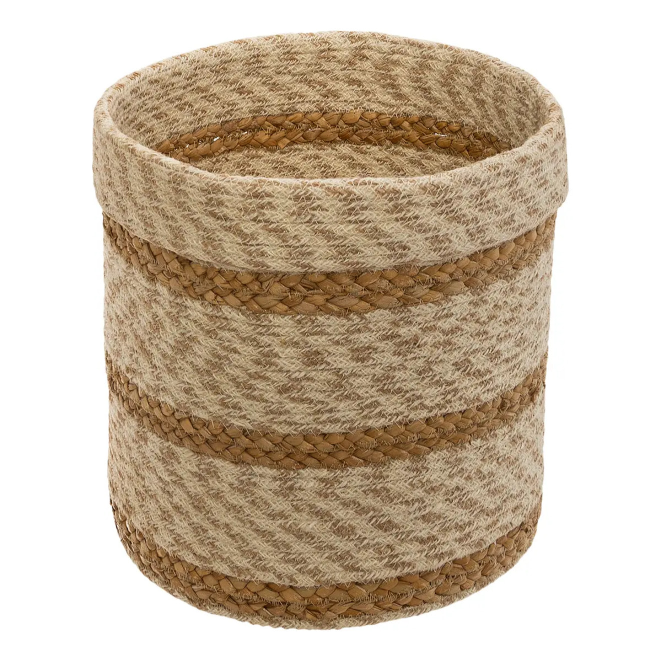 Set de 4 paniers "Emmett" en jute D19/23/26/29cm