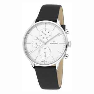 Reloj Kronos K004.105.19 Hombre Analogico Cuarzo con Correa de Piel
