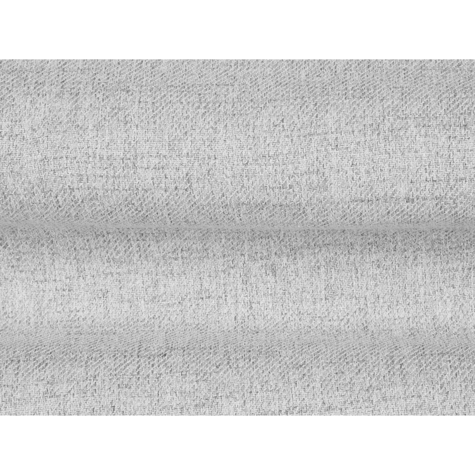 Méridienne gauche "Bali" en tissu structurel gris clair