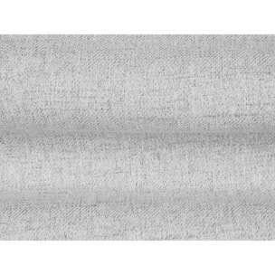 Méridienne gauche "Bali" en tissu structurel gris clair