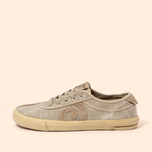 Zapatos N5953 WASHED COTTON BEIG/TEKO color Beig
