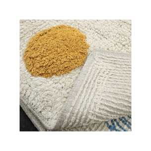 Tapis enfant rectangulaire petits poids multicolores 90x150 cm - PEES