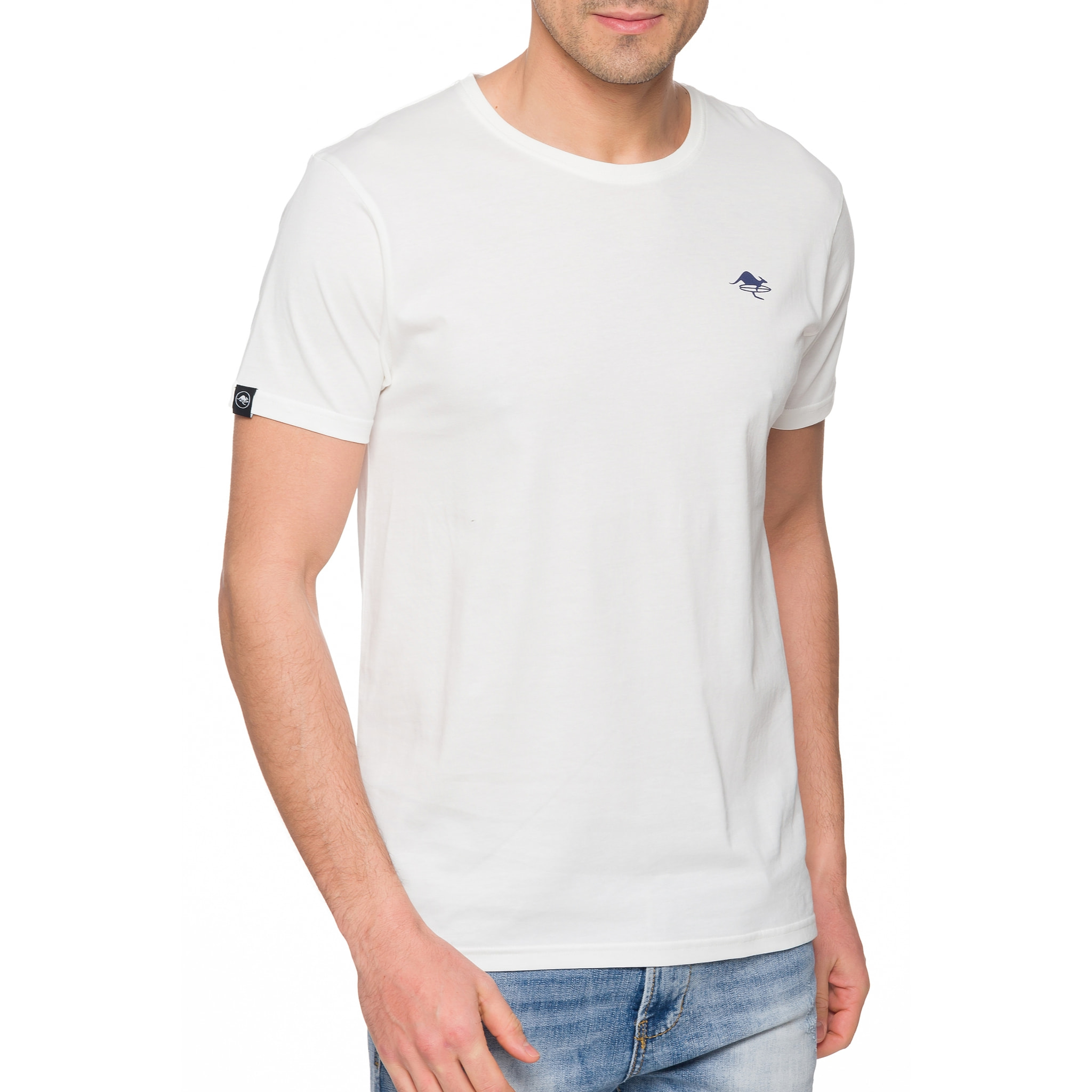 T-shirt in cotone 150 gr Hot Buttered Lizard Colore Bianco