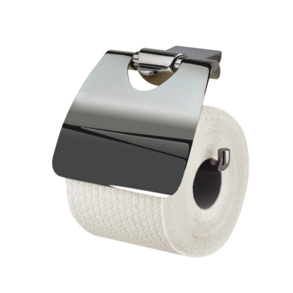 Porte Rouleau papier WC DARWIN Chromé Spirella