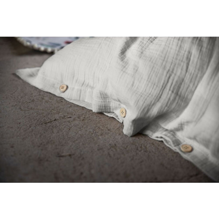 Housse De Couette 100% gaze De Coton Nuage