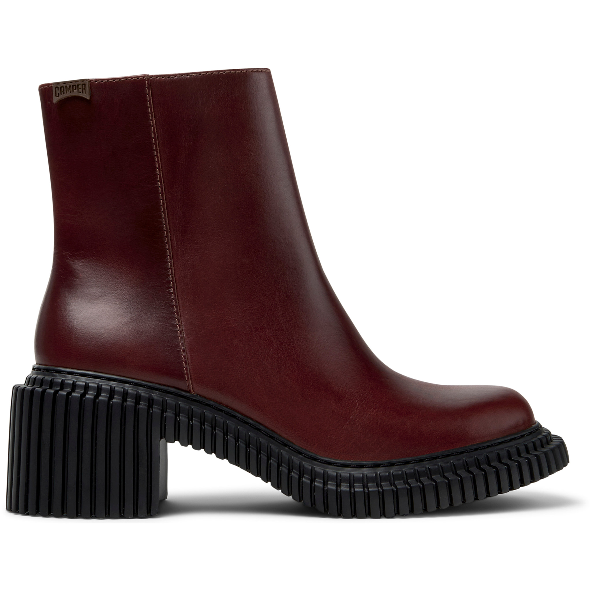 Botines - CAMPER Pix London - Marron - Cuero liso