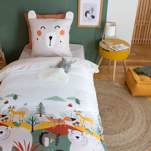 Parure de lit enfant 100% microfibre - Avy