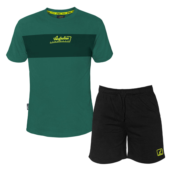 Completo Homewear Uomo Corto AUSTRALIAN Cotone
