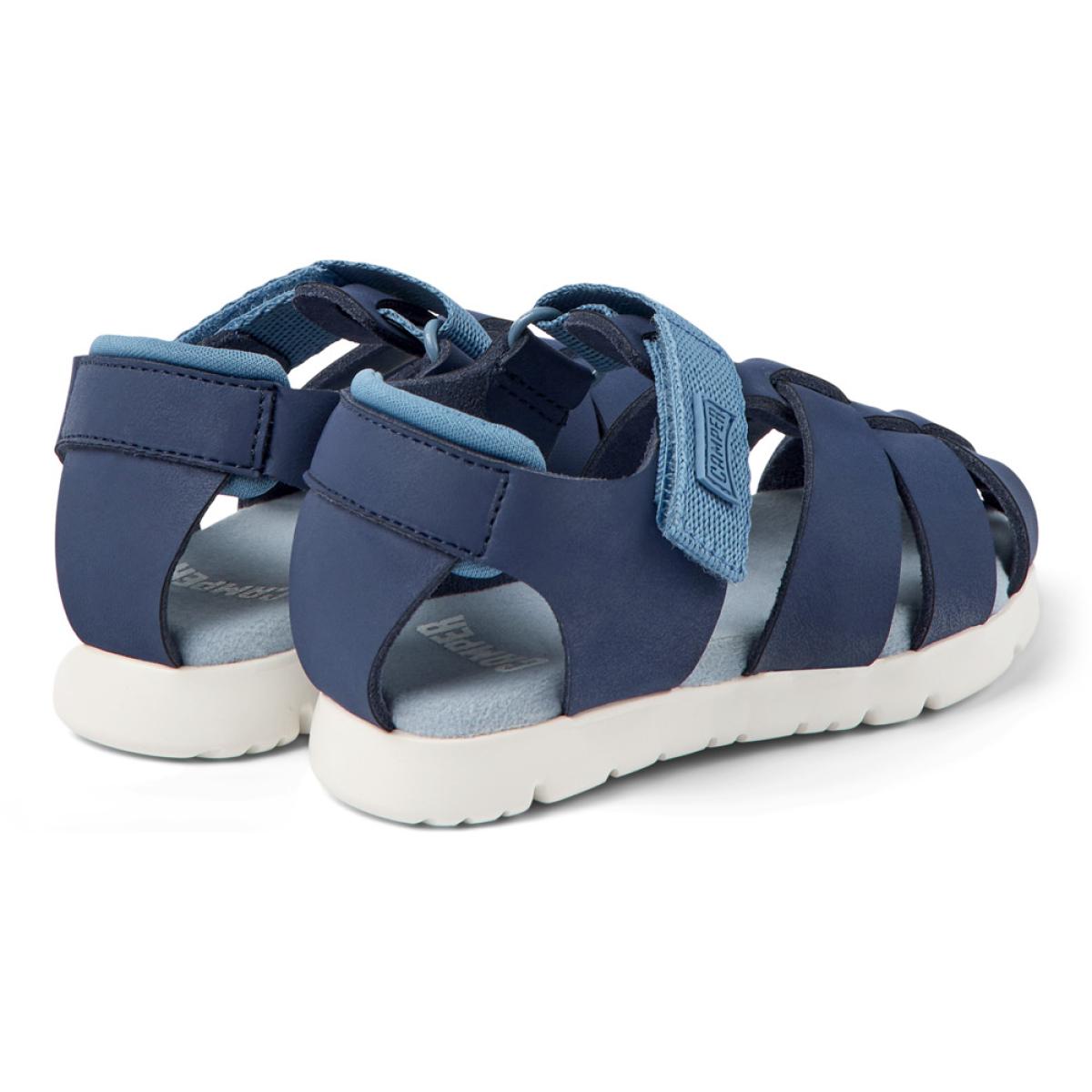 CAMPER Oruga - Sandalias Azul Infantil Unisex