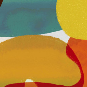 Papier peint  Explosion de Couleurs Intissé