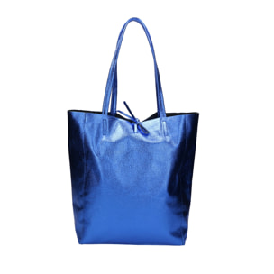 Borsa Shopper da donna In Vera pelle Made in Italy 40x36x11 cm