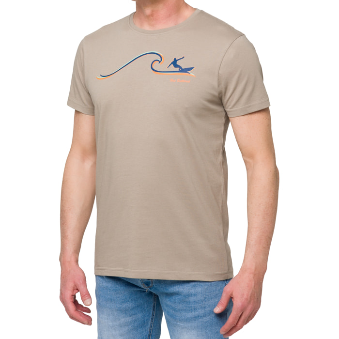 T-shirt in cotone 150 gr Hot Buttered Tamahee Cachi.