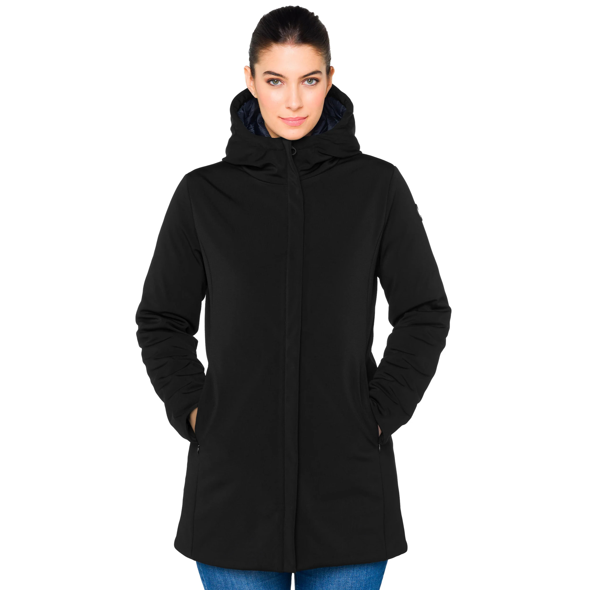 Parka JAQUELINE imbottito impermeabile nero