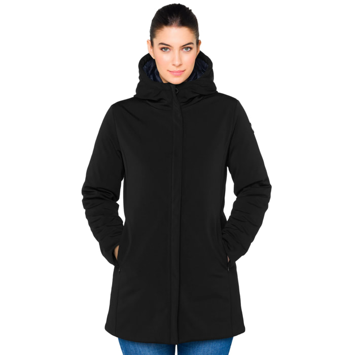 Parka JAQUELINE imbottito impermeabile nero