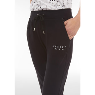 Pantaloni sportivi da donna con micro spacchi sul fondo