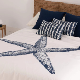 Housse de couette en 100% coton 157 fils Blanes