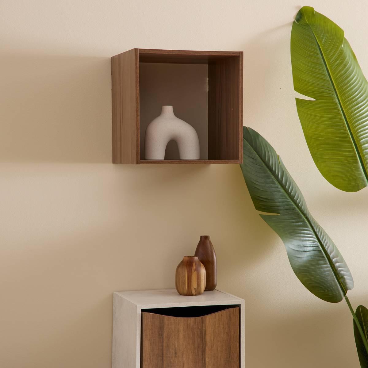 Étagère Mix'N Modul 1 case carré marron