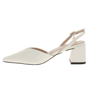 Marina Galanti Scarpe Donna Sandals Slingback Platform Heeled 60 MG 1A143 Butter