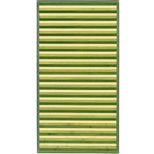 Tappeto passatoia in bambù VERDE ideale per cucina e corridoio