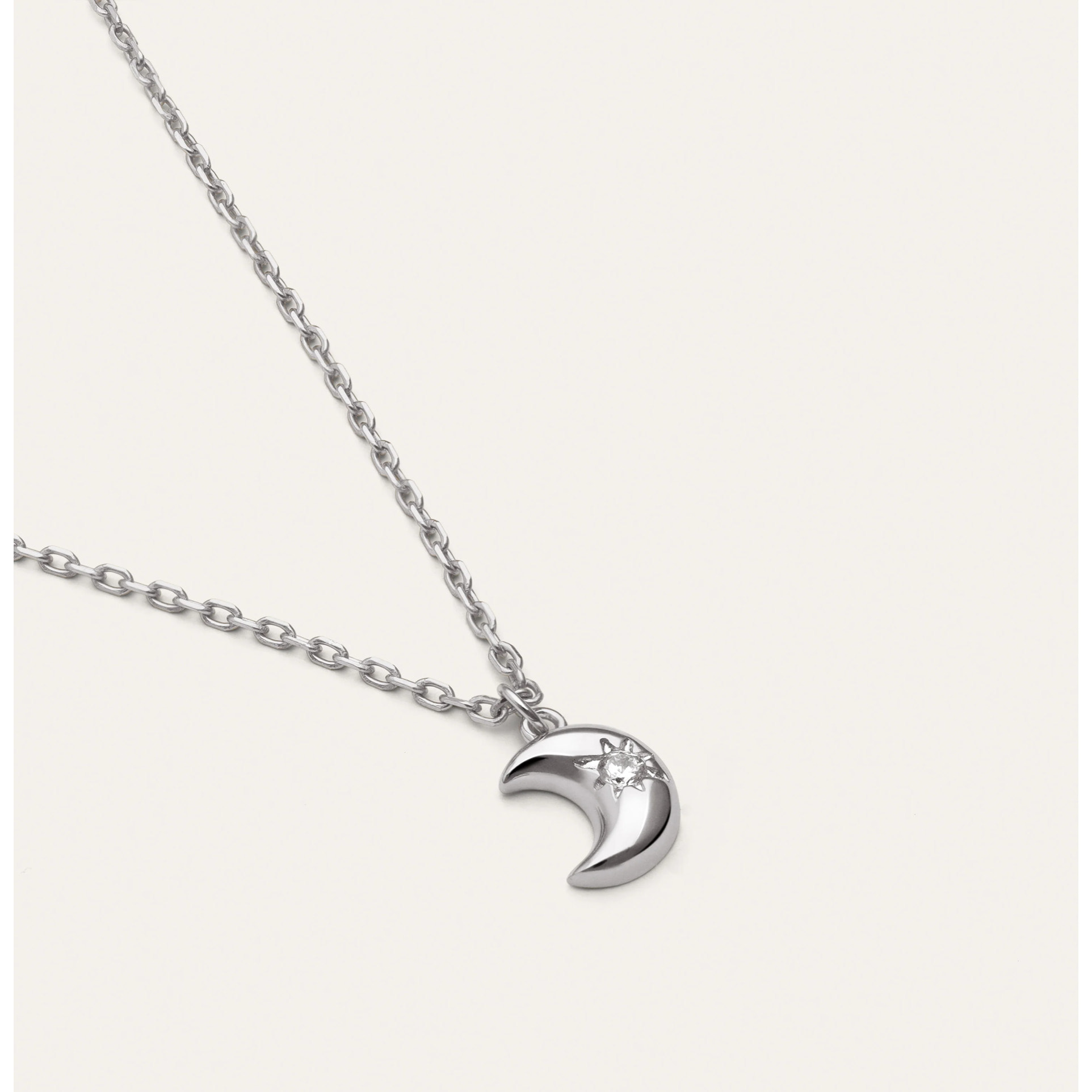 Collana Little Moon Spark Argento