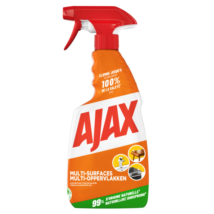 Pack de 12 - Nettoyant menager Ajax Multi-Surfaces Spray 500ml