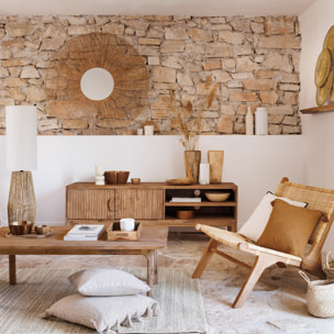 Meuble TV "Sabor" acacia 55x160cm