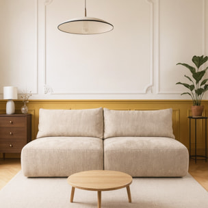 Canapé convertible 3 places en tissu chenille - JASPER