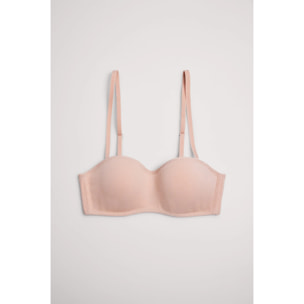 Reggiseno a fascia beige per ragazzi