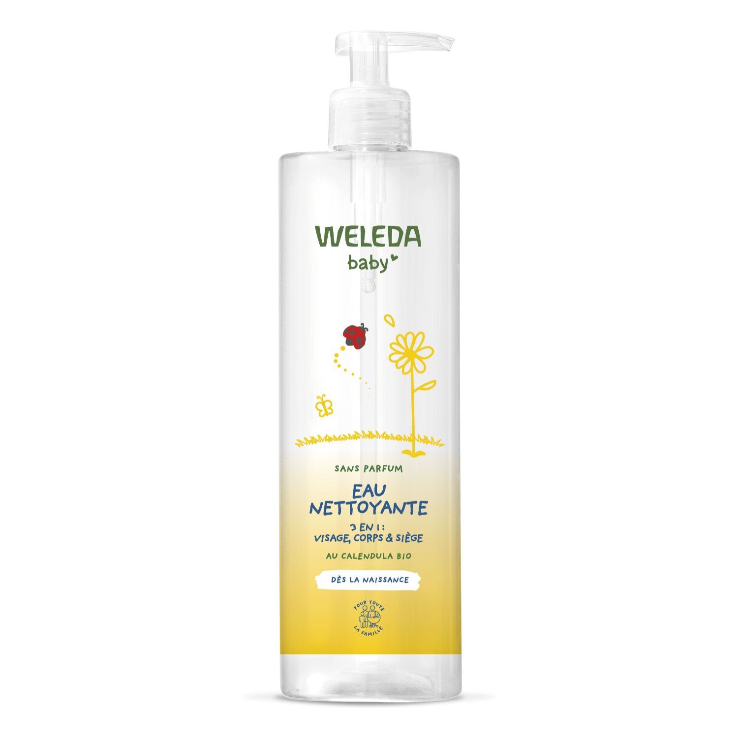 WELEDA - Eau nettoyante Calendula sans parfum - 400 ml