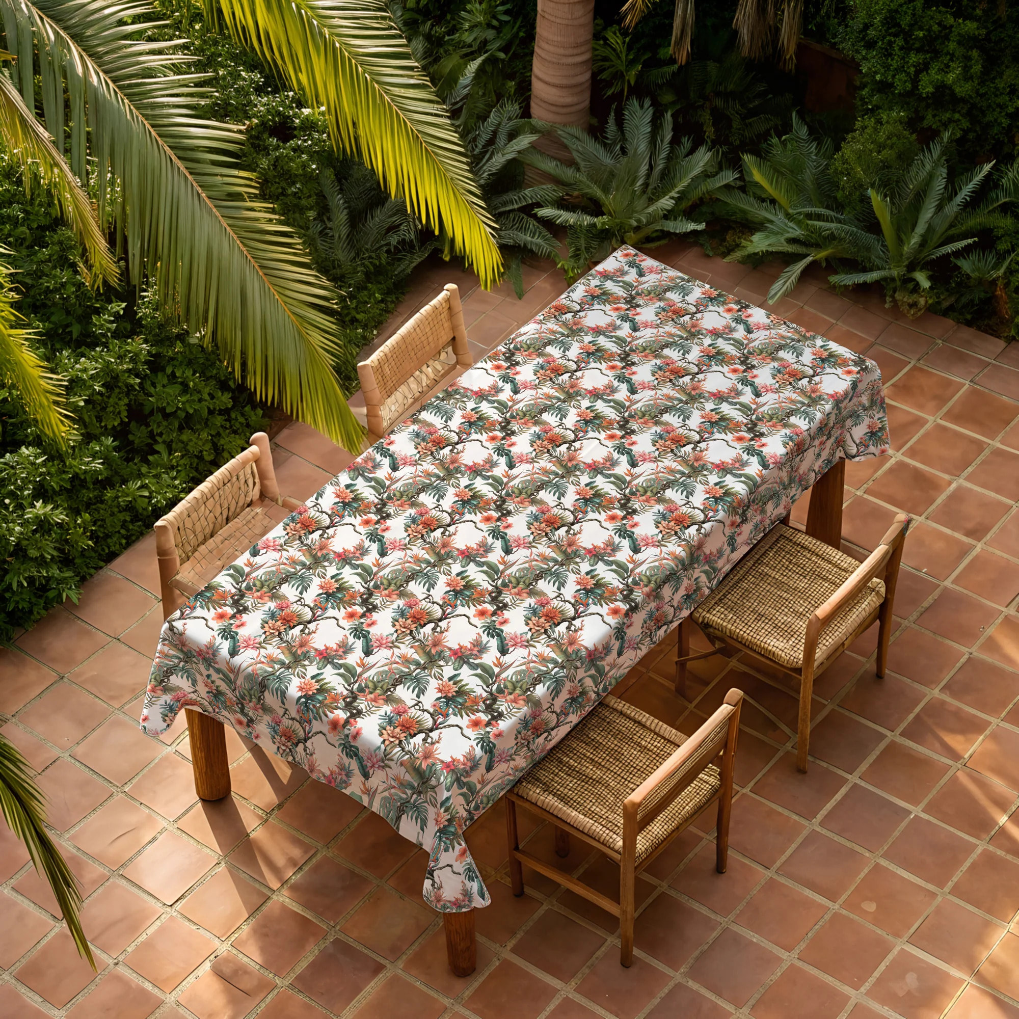 Nappe anti-taches 100 % coton Eyen 125-2