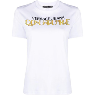Versace Jeans Couture Maglietta in cotone con logo stampato Versace Jeans Couture.