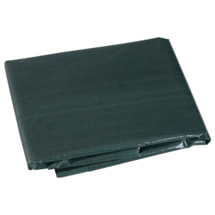 Outsunny Funda Balancín Jardín, Funda Columpio Jardín Exterior, Cubierta de Columpio con Cremallera, Impermeable, 215x155x150 cm, Verde