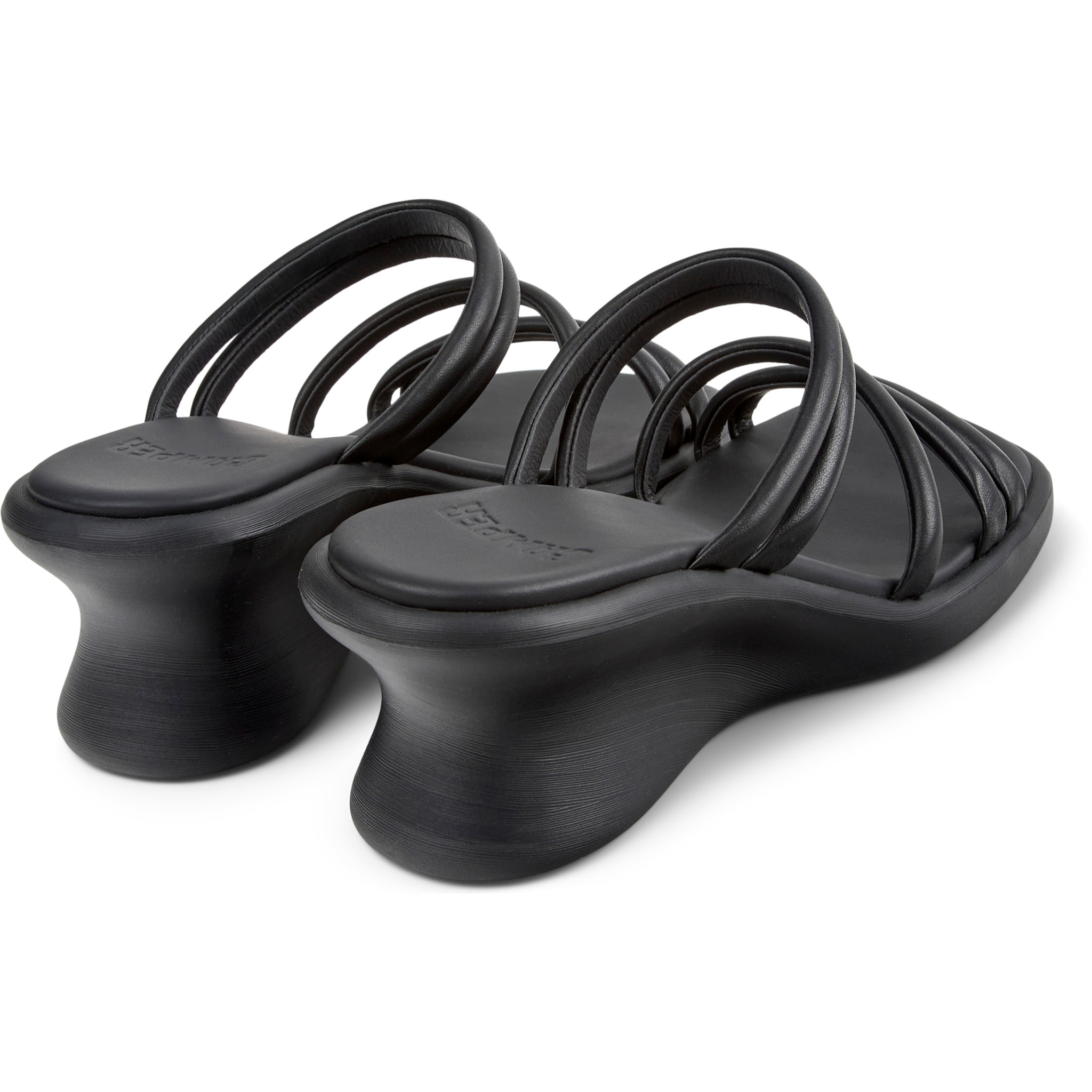 Sandalias - CAMPER Louise Sandal - Negro - Cuero liso